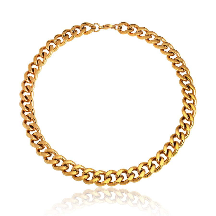 CUBAN CHAIN GOLD NECKLACE