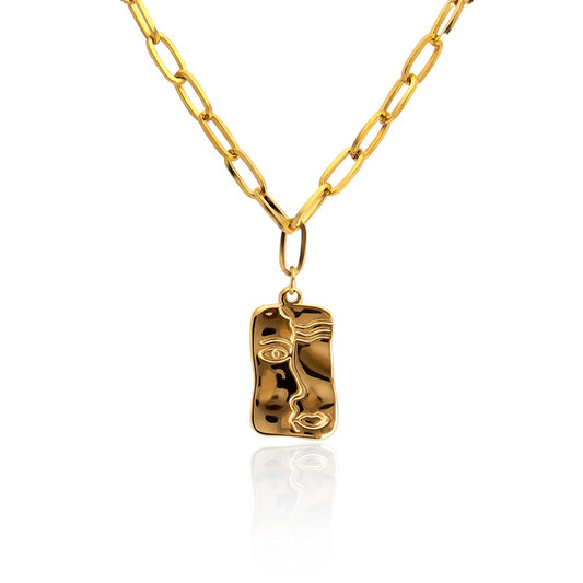 MYSTIC GOLD PENDANT NECKLACE