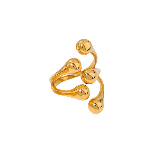 DRIZZLE WRAP GOLD RING