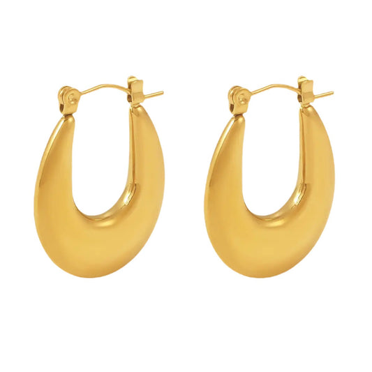LUNA GOLD EARRING