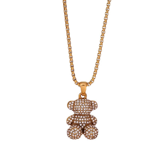 CUDDLE BLING GOLD NECKLACE